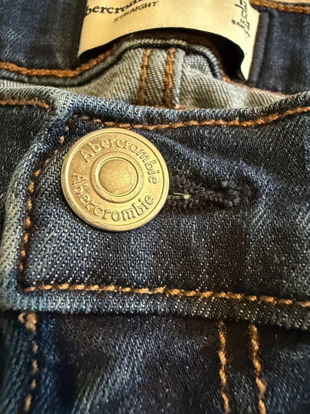 abercrombie kids dark blue straight jeans - Picture 5 of 10